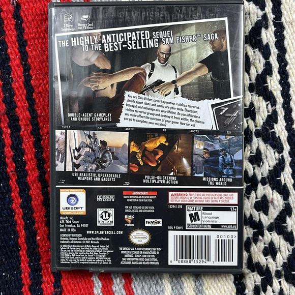 GameCube Splinter Cell Double Agent - Picture 3 of 3